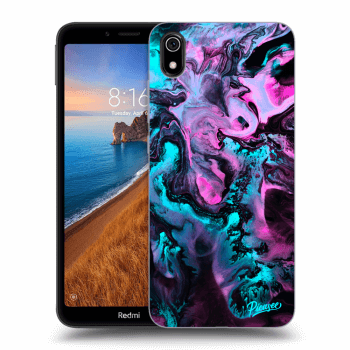 Picasee silikonski črni ovitek za Xiaomi Redmi 7A - Lean