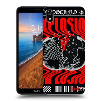 Picasee silikonski črni ovitek za Xiaomi Redmi 7A - EXPLOSION