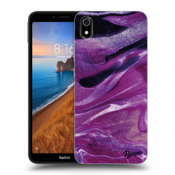 Ovitek za Xiaomi Redmi 7A - Purple glitter