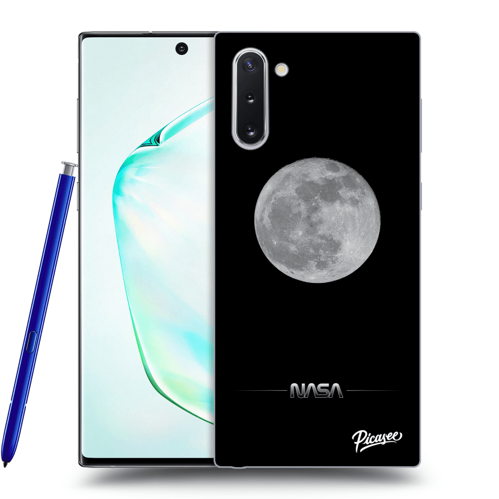 Picasee silikonski črni ovitek za Samsung Galaxy Note 10 N970F - Moon Minimal