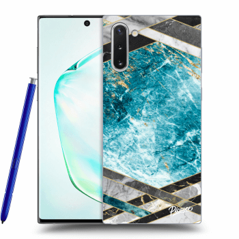 Ovitek za Samsung Galaxy Note 10 N970F - Blue geometry