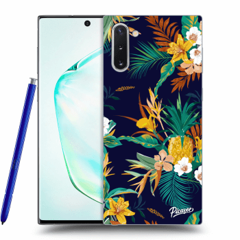 Picasee silikonski črni ovitek za Samsung Galaxy Note 10 N970F - Pineapple Color
