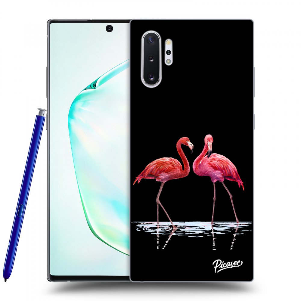 Picasee ULTIMATE CASE za Samsung Galaxy Note 10+ N975F - Flamingos couple