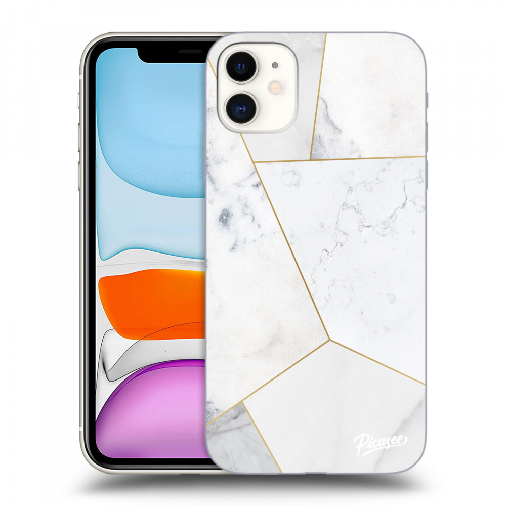Picasee ULTIMATE CASE MagSafe za Apple iPhone 11 - White tile