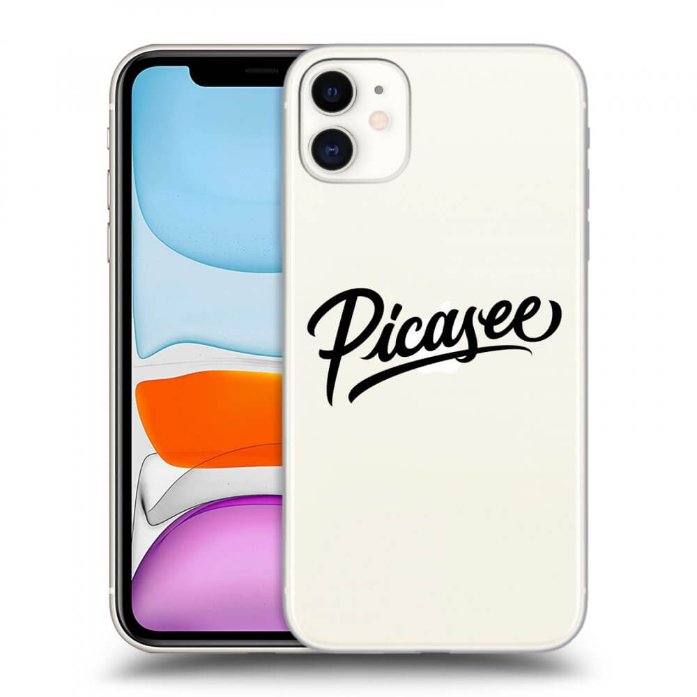 Picasee silikonski prozorni ovitek za Apple iPhone 11 - Picasee - black