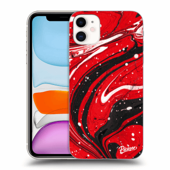 Picasee ULTIMATE CASE MagSafe za Apple iPhone 11 - Red black