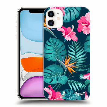 Picasee ULTIMATE CASE MagSafe za Apple iPhone 11 - Pink Monstera