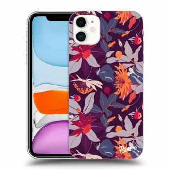 Picasee ULTIMATE CASE MagSafe za Apple iPhone 11 - Purple Leaf