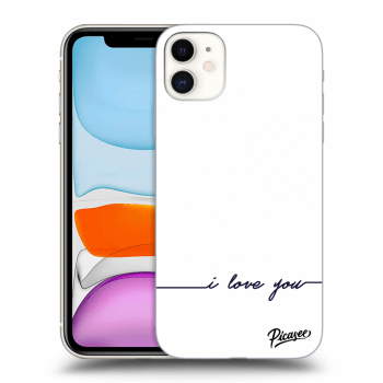 Picasee ULTIMATE CASE MagSafe za Apple iPhone 11 - I love you