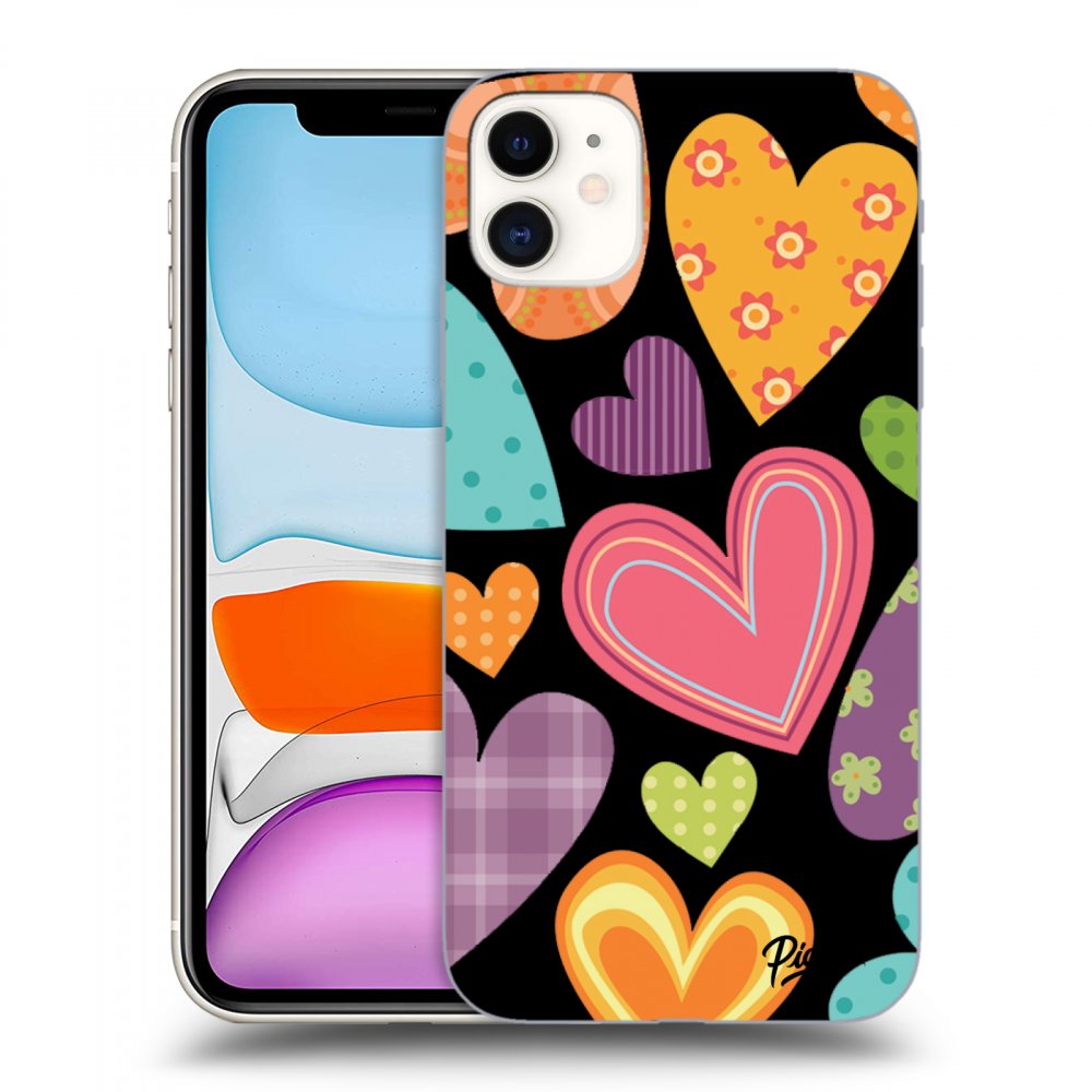 Picasee ULTIMATE CASE za Apple iPhone 11 - Colored heart