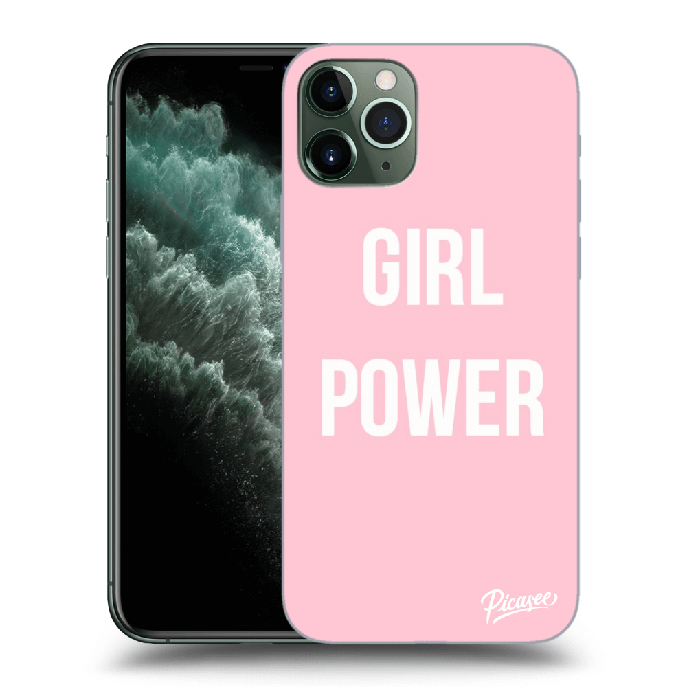 Picasee silikonski prozorni ovitek za Apple iPhone 11 Pro - Girl power