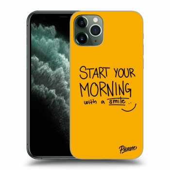 Picasee silikonski prozorni ovitek za Apple iPhone 11 Pro - Smile