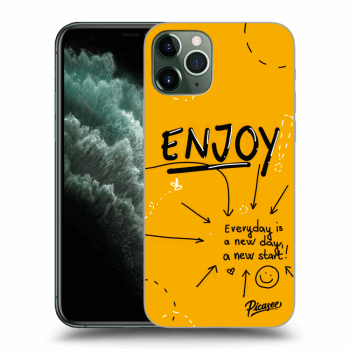 Picasee silikonski prozorni ovitek za Apple iPhone 11 Pro - Enjoy