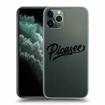 Picasee silikonski prozorni ovitek za Apple iPhone 11 Pro - Picasee - black