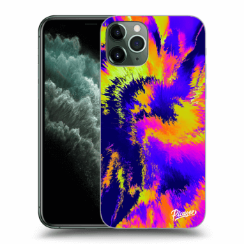 Picasee silikonski prozorni ovitek za Apple iPhone 11 Pro - Burn