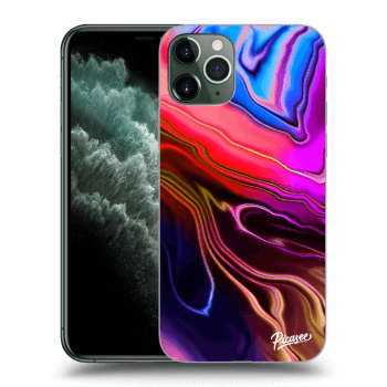 Picasee silikonski prozorni ovitek za Apple iPhone 11 Pro - Electric