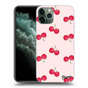 Picasee silikonski prozorni ovitek za Apple iPhone 11 Pro - Cherries