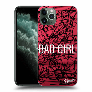 Picasee silikonski črni ovitek za Apple iPhone 11 Pro - Bad girl