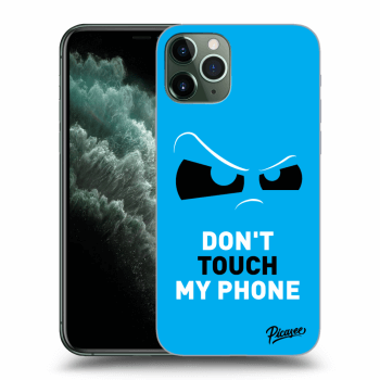 Picasee silikonski prozorni ovitek za Apple iPhone 11 Pro - Cloudy Eye - Blue