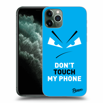 Picasee silikonski prozorni ovitek za Apple iPhone 11 Pro - Evil Eye - Blue