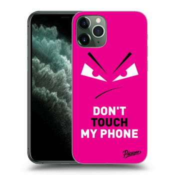 Picasee silikonski prozorni ovitek za Apple iPhone 11 Pro - Evil Eye - Pink