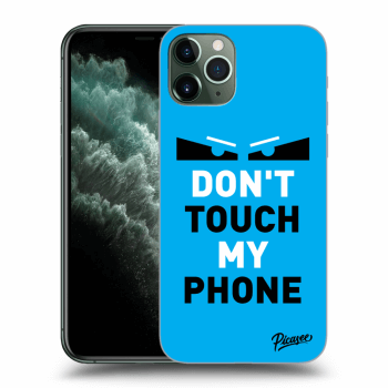 Picasee silikonski prozorni ovitek za Apple iPhone 11 Pro - Shadow Eye - Blue