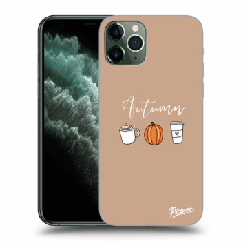 Picasee silikonski prozorni ovitek za Apple iPhone 11 Pro - Autumn
