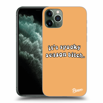 Picasee silikonski prozorni ovitek za Apple iPhone 11 Pro - Spooky season