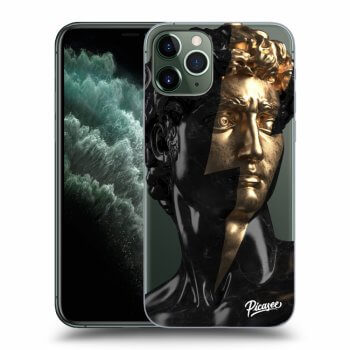 Picasee silikonski prozorni ovitek za Apple iPhone 11 Pro - Wildfire - Black