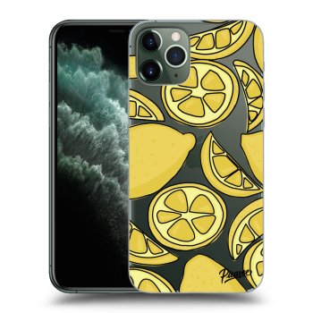 Picasee silikonski prozorni ovitek za Apple iPhone 11 Pro - Lemon