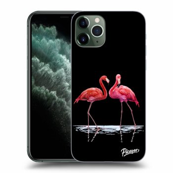 Picasee ULTIMATE CASE MagSafe za Apple iPhone 11 Pro - Flamingos couple