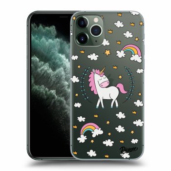 Picasee silikonski prozorni ovitek za Apple iPhone 11 Pro - Unicorn star heaven