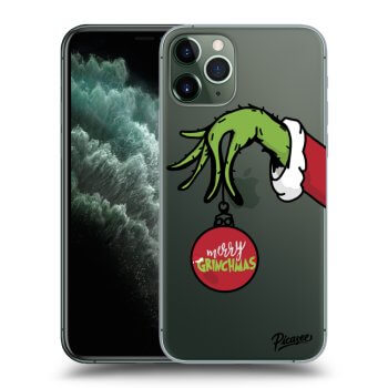 Picasee silikonski prozorni ovitek za Apple iPhone 11 Pro - Grinch