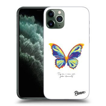 Picasee silikonski prozorni ovitek za Apple iPhone 11 Pro - Diamanty White