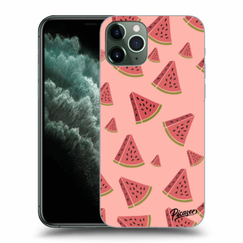 Picasee silikonski prozorni ovitek za Apple iPhone 11 Pro - Watermelon