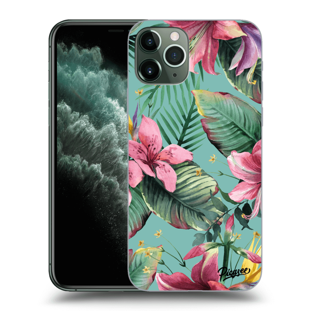 Picasee silikonski črni ovitek za Apple iPhone 11 Pro Max - Hawaii