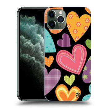 Ovitek za Apple iPhone 11 Pro Max - Colored heart