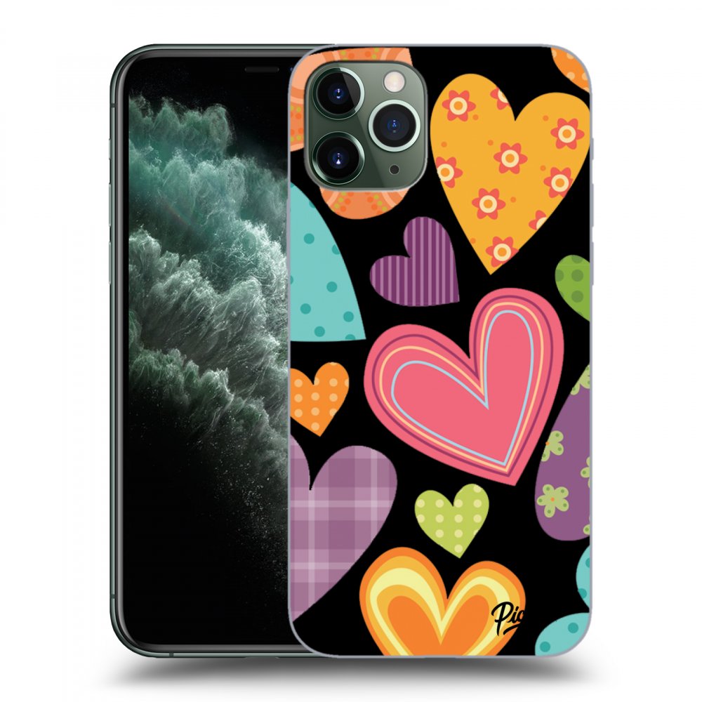 Picasee ULTIMATE CASE MagSafe za Apple iPhone 11 Pro Max - Colored heart