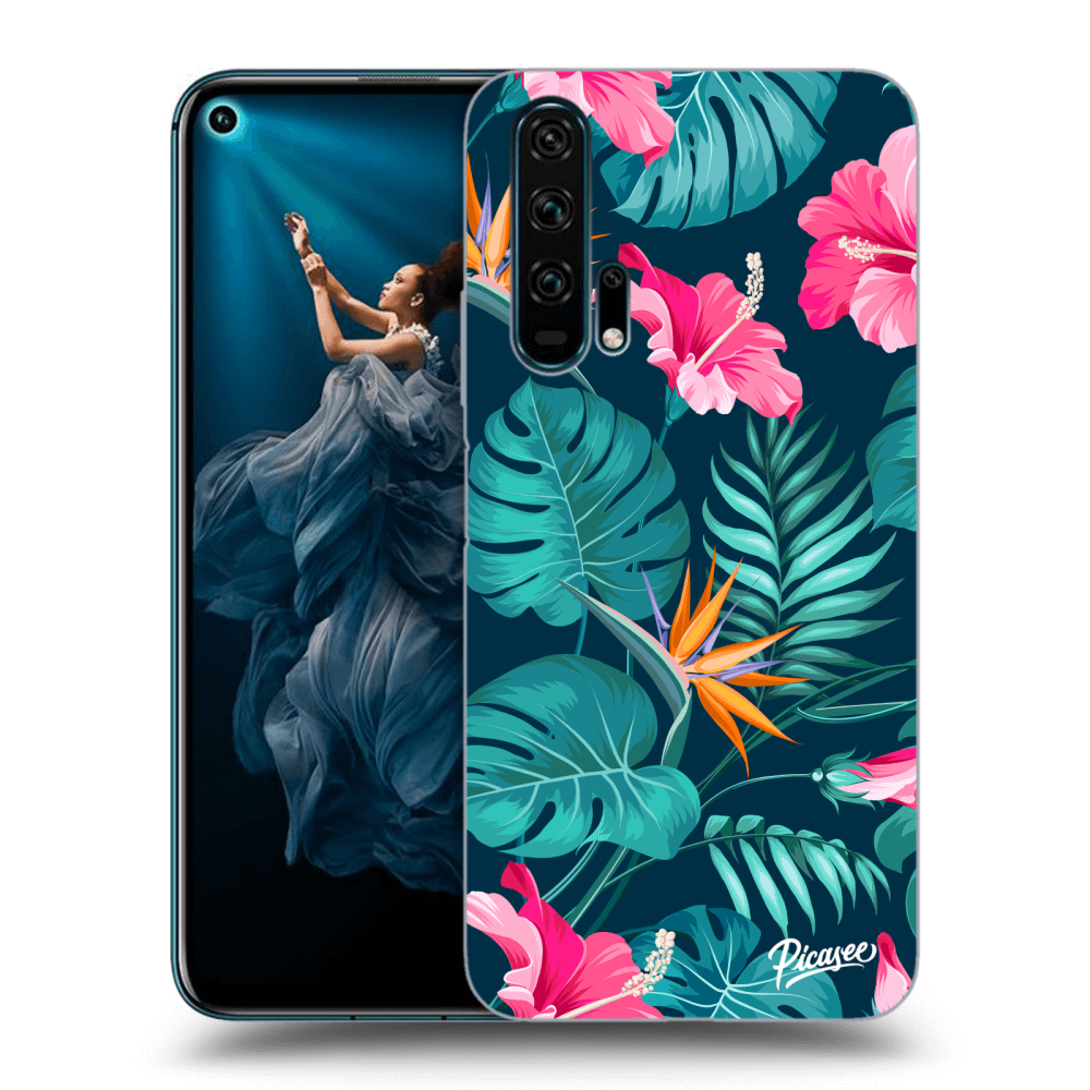 Picasee ULTIMATE CASE za Honor 20 Pro - Pink Monstera