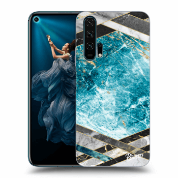 Ovitek za Honor 20 Pro - Blue geometry