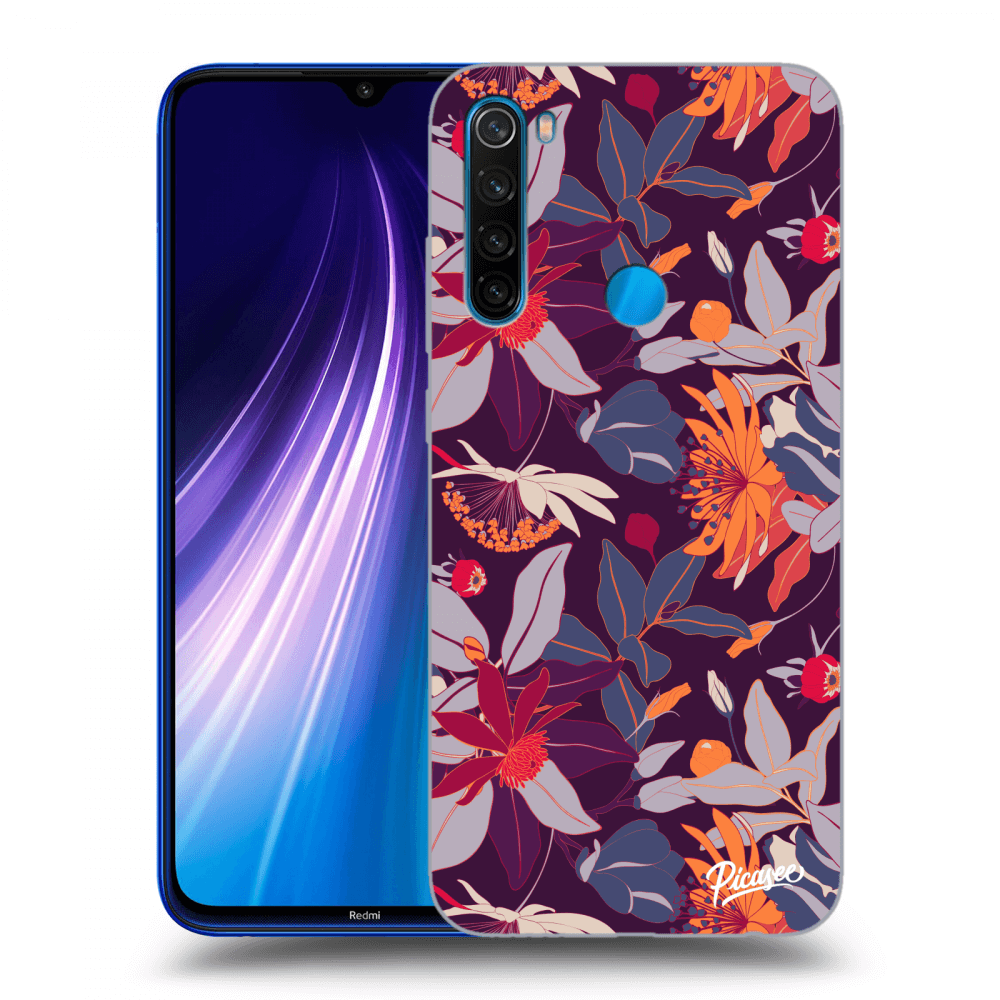 Picasee ULTIMATE CASE za Xiaomi Redmi Note 8 - Purple Leaf