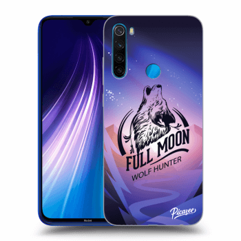 Picasee silikonski črni ovitek za Xiaomi Redmi Note 8 - Wolf