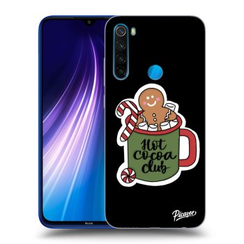 Picasee silikonski črni ovitek za Xiaomi Redmi Note 8 - Hot Cocoa Club