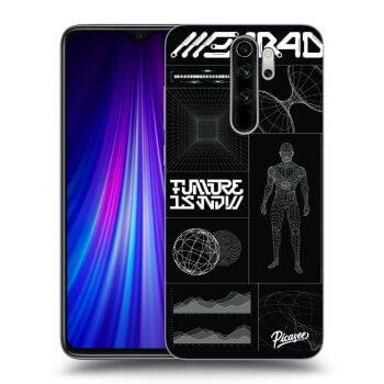 Picasee silikonski črni ovitek za Xiaomi Redmi Note 8 Pro - BLACK BODY