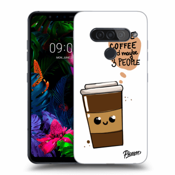 Ovitek za LG G8s ThinQ - Cute coffee