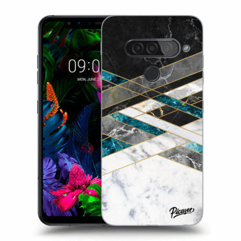 Ovitek za LG G8s ThinQ - Black & White geometry