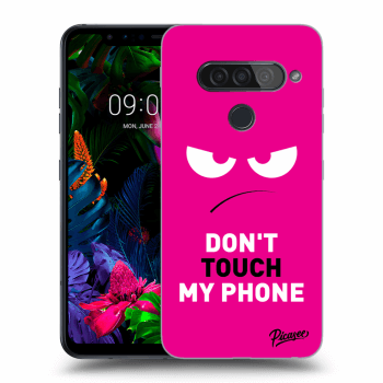Ovitek za LG G8s ThinQ - Angry Eyes - Pink