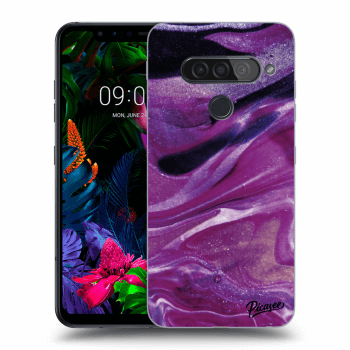 Ovitek za LG G8s ThinQ - Purple glitter