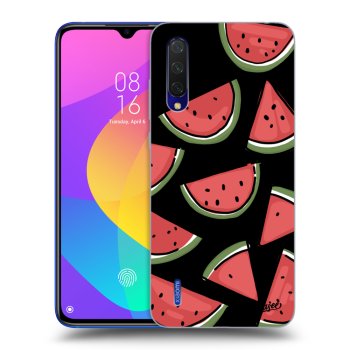 Picasee silikonski črni ovitek za Xiaomi Mi 9 Lite - Melone