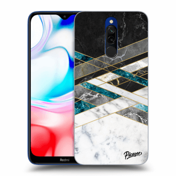 Ovitek za Xiaomi Redmi 8 - Black & White geometry